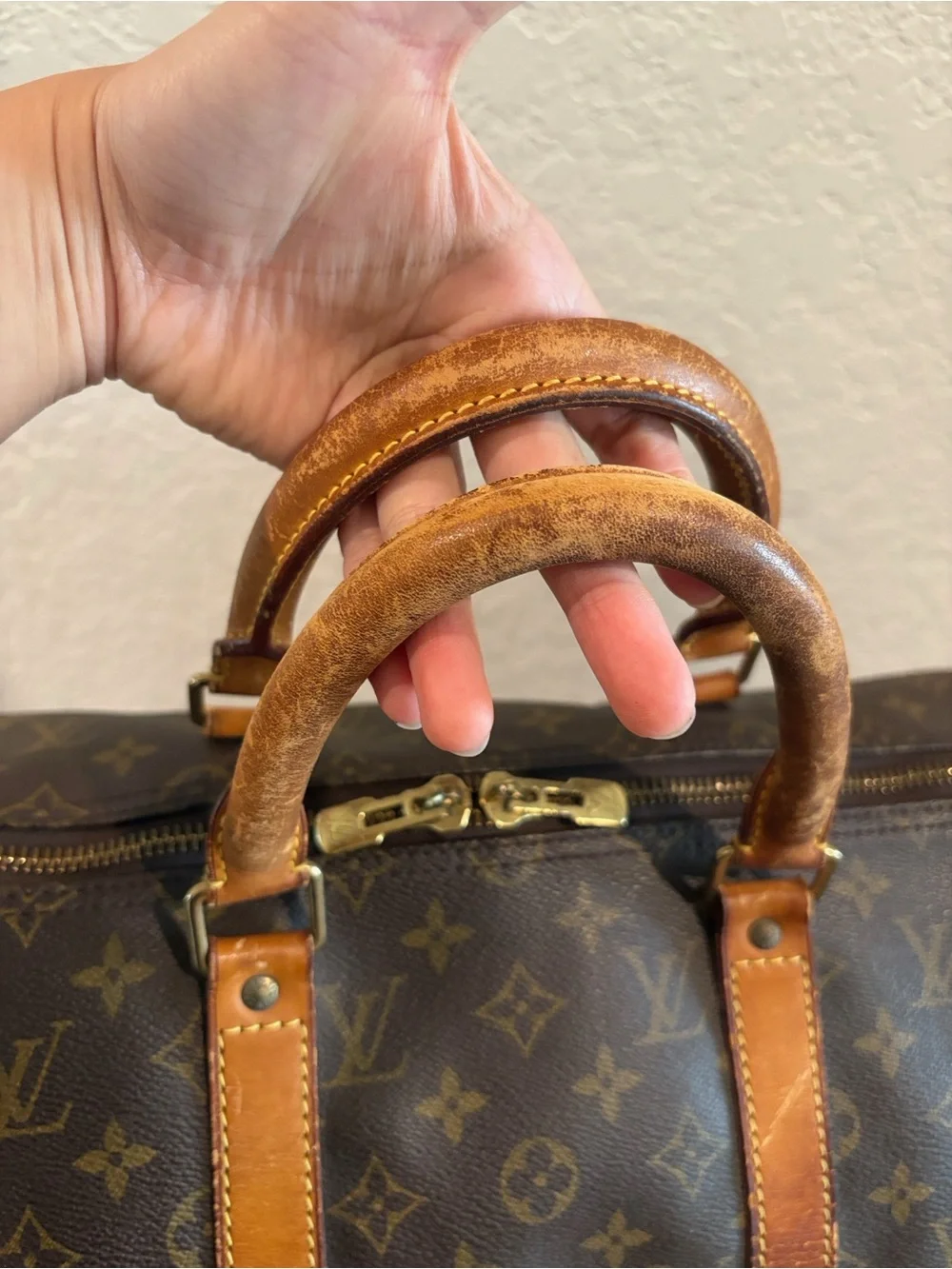 Louis Vuitton Keepall 50 Brown Monogram Boston Duffle Bag - Picture 9 of 15